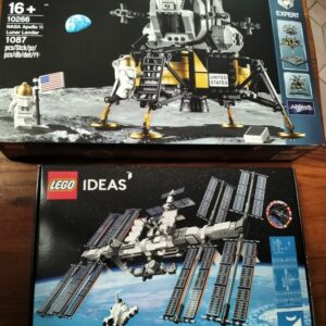 LEGO - 10266 + 21321 - Raumschiff ISS + Moon Lander