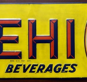 Nehi Beverages Werbeschild - Eisen