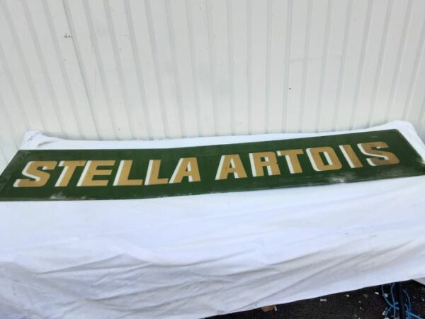 Werbeschild Stella Artois - Glas