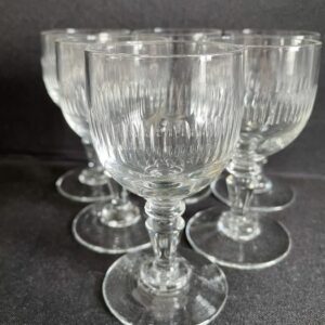 Baccarat - Weingläser (6) - Art Nouveau - 1/2 Kristall