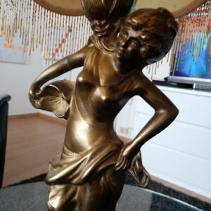 Lampe - Bronze (patiniert) - Erste Hälfte des 20. Jahrhunderts