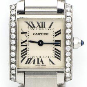 Cartier - Tank Française - Diamond - 2384 '' NO RESERVE PRICE '' - Damen - 2000-2010