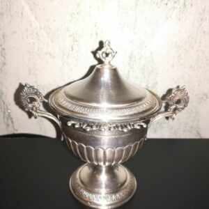 Zuckerdose - .800 Silber - Italien - Mitte des 20. Jahrhunderts