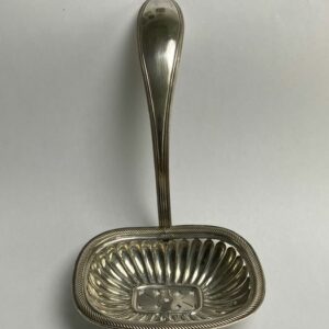 Zuckersieb, Löffel ausbreiten (1) - .833 Silber - H.A. Schuss - Niederlande - 1838