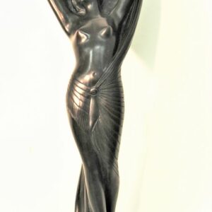 Skulptur, Tänzer - Art-Deco-Stil - Bronze - Ende des 20. Jahrhunderts