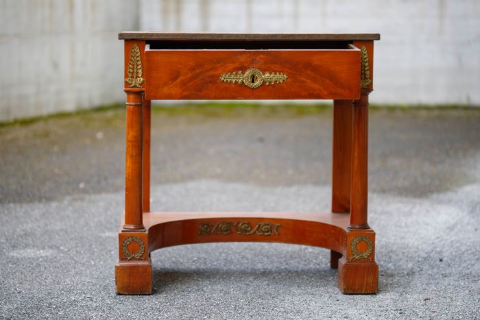 Sekretär - Empire-Stil - Holz, Messing - Um 1900