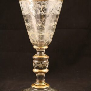 Schöne Tasse von 1866 - Glas