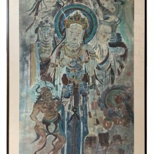 Gemälde - Papier - Bodhisattva - China - 19. - 20. Jahrhundert