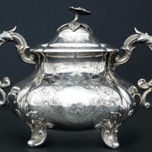 Zuckerdose (1) - .950 Silber - Frankreich - Ca. 1900
