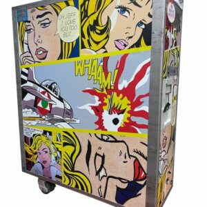 Noboringo - Firma Driessen - SunExpress Flugzeugwagen in voller Größe - Pop Art - Aluminium