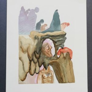 Salvador Dali (1904-1989) - Le Prevaricateurs - La Divine Comedie