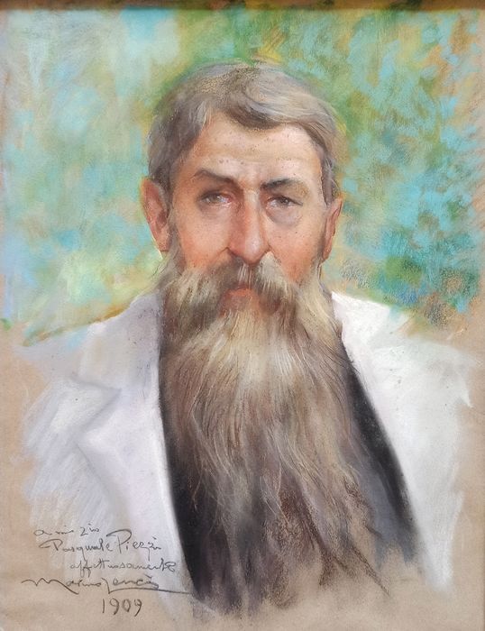 Lenci Marino (Napoli, 1874 – 1939) - Ritratto dello zio dell'artista