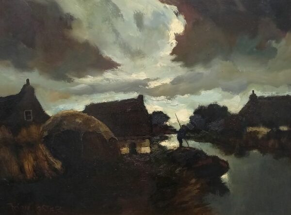 Antonius Henricus 'Toon' Koster (XX) - Polderlandschap