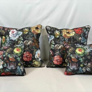 "Total Look" | Designer Guild "Mansur" Stoff | Set mit vier Kissen