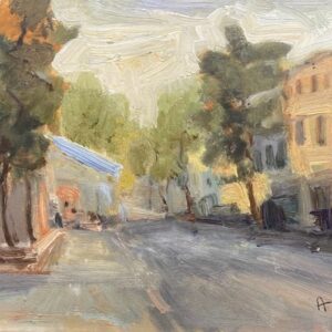 Amerigo Tamburrini (1901-1966) - Scorcio di paese