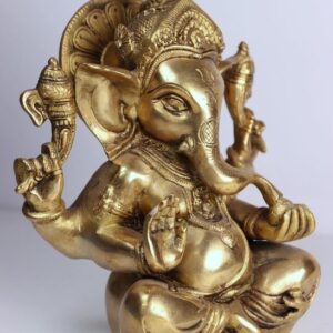 besondere Statue Ganesha - Bronze - Indien - Ende des 20. Jahrhunderts