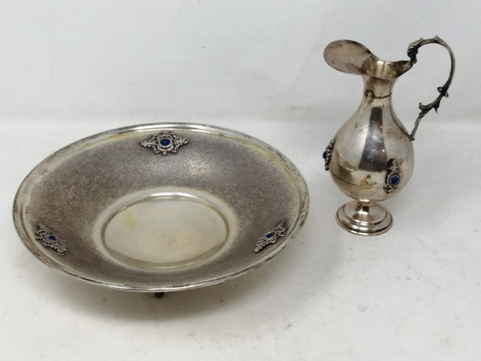 Krug, Teller - Silber - Italien - Mitte des 20. Jahrhunderts