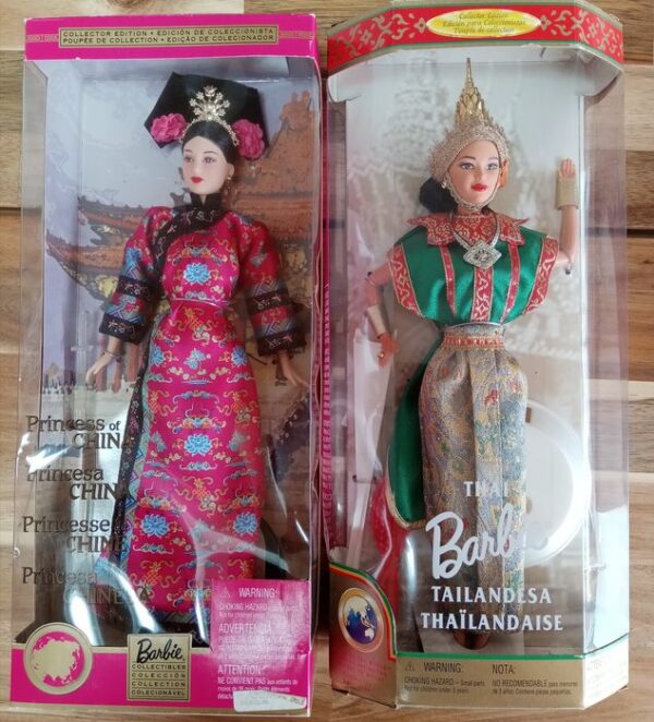 Mattel - Puppe Barbie princesse de Chine et barbie Thaïlandaise - 2000-heute