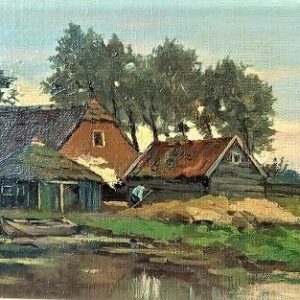 Chris v/d Windt - Boerderij aan het water.