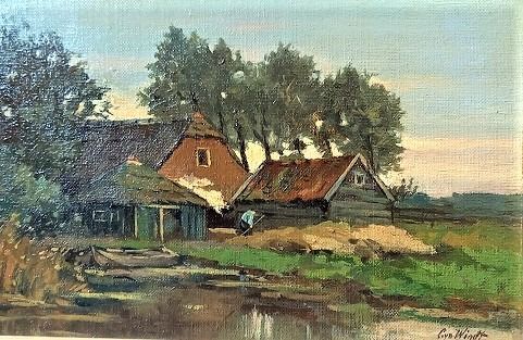 Chris v/d Windt - Boerderij aan het water.