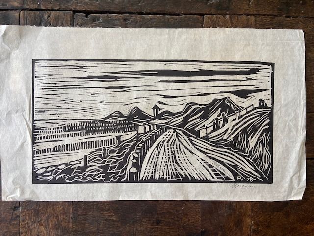 Piet Wiegman II (1930 - 2008) - 12 lino snedes op rijstpapier