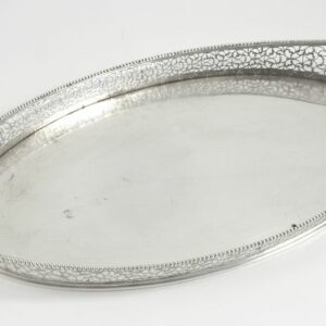 Tablett (1) - .833 Silber - David Simon Langedijk, 1885-1899 - Niederlande - Ende des 19. Jahrhunderts