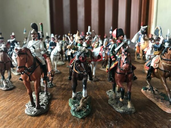 Del Prado - Figur 120x Napoleonic cavaliers avec 120 Fascicules et 3 Supplémentaires Car Doublon - 2000-heute
