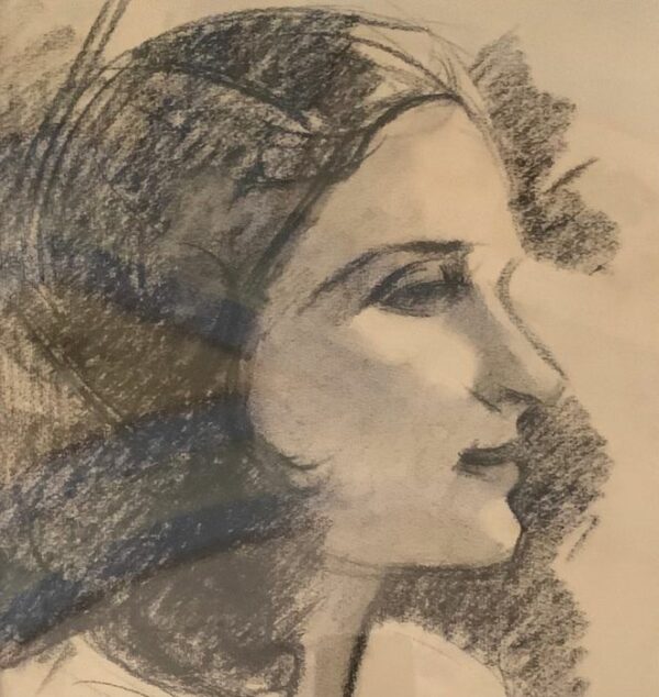 Simone Desprez (1882 -1970) - Femme de profil