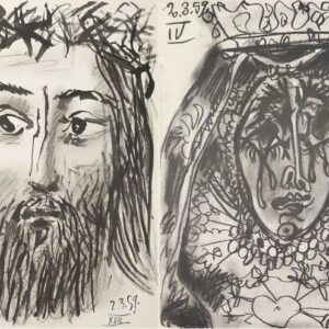 After Pablo Picasso - Jesus and Virgin Mary