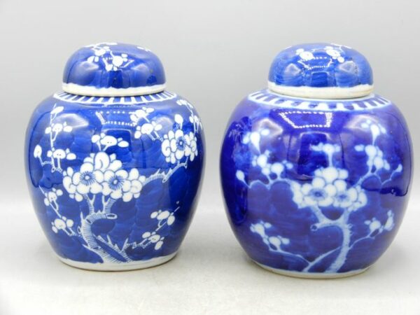 Ingwergläser und Deckel (2) - Porzellan - China - Guangxu (1875-1908)