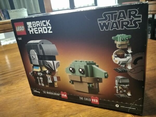 LEGO - 75317 - Brickheads Mandalorian + Child + Star Wars sets + Raindeer Elf