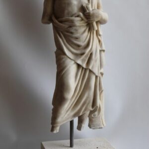 Studio Todini - Skulptur, Torso drapiert - 66 cm - Marmor - Ende des 20. Jahrhunderts