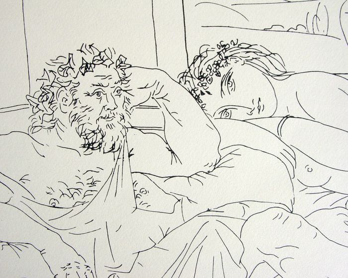 After Pablo Picasso (1881-1973) - “Scultore e modella”