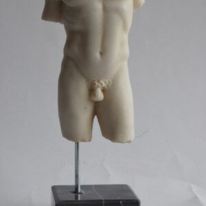 Studio Todini - Skulptur, Männlicher Oberkörper - 25 cm - Marmor - Ende des 20. Jahrhunderts