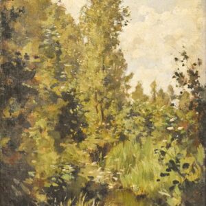 Anton L. Koster (1859-1937) - Landschap met beek