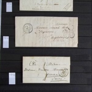 Frankreich 1841/1949 - With postal items and better stamps - Yvert