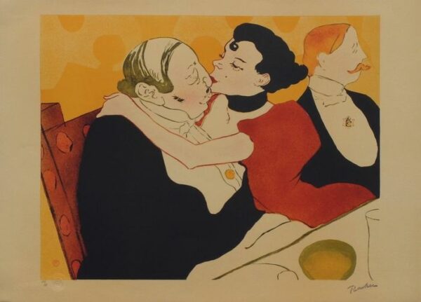 After Henri de Toulouse Lautrec - Deux estampes