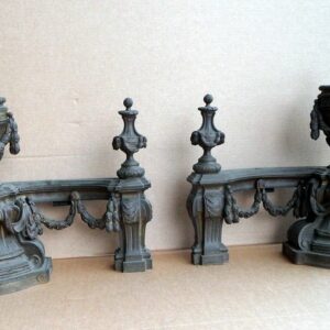 2 Aufsätze für Kamin (2) - Louis XVI-Stil - Bronze - 19. Jahrhundert