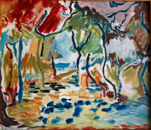 Ecole Fauviste du XXème siècle - Paysage Marin Fauve