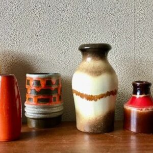 West-Germany - Sechs Vintage Vasen