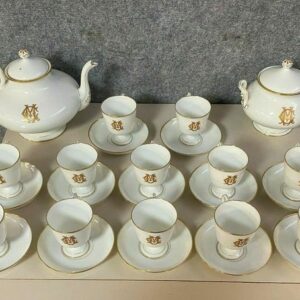 Porcelaine de Paris - Kaffeeservice - Napoleon III. - Porzellan