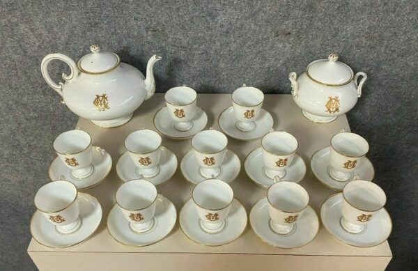 Porcelaine de Paris - Kaffeeservice - Napoleon III. - Porzellan
