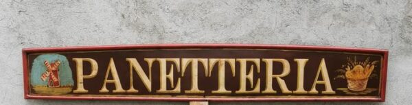Schild "Bäckerei" - Eisen (Gusseisen/ Schmiedeeisen)
