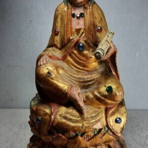 Skulptur - Holz - GuanYing Goddess of Mercy - Taiwan - Erste Hälfte des 20. Jahrhunderts