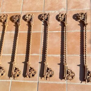 Modernistische Geländer (6) - Eisen (Gusseisen/ Schmiedeeisen) - um 1900