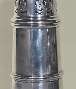 Zuckerstreuer, Silver Sugar Caster / Gewürzstreuer - .925 Silber - Barrowclift - England - 1974