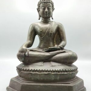 Großer sitzender Buddha - Bronze - H38cm - Thailand - Ende des 20. Jahrhunderts