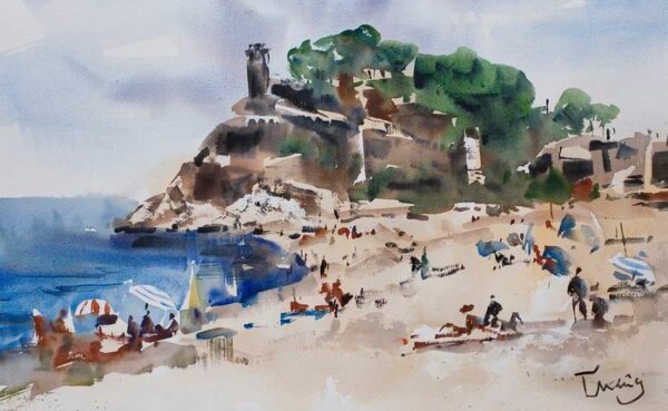 Josep Cruañas 1942 - Tossa de Mar, costa brava