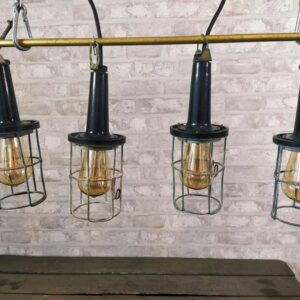Deckenlampe (4) - Bakelit, Stahl