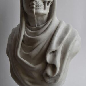 Studio Todini - Skulptur, "Vanitas" oder "Memento mori" - 55 cm - Marmor - Ende des 20. Jahrhunderts
